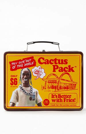 Travis Scott x McDonald's Cactus Pack Vintage Metal Lunchbox